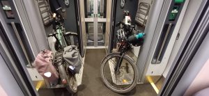 Bike compartments on the train